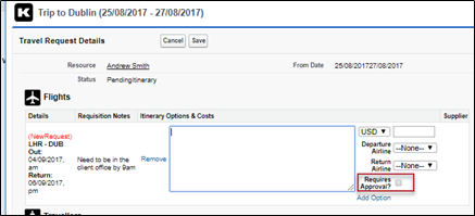 Travel Requisitions (1.25)