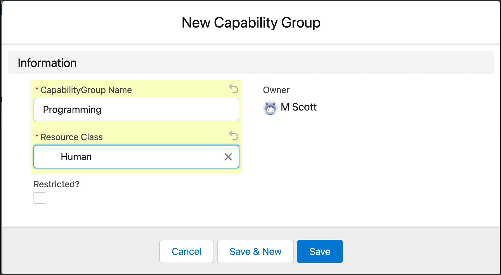 Capability Management
