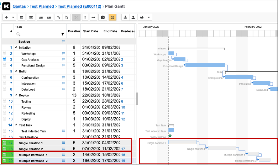 Work Items and Iterations Management - Managing Iterations