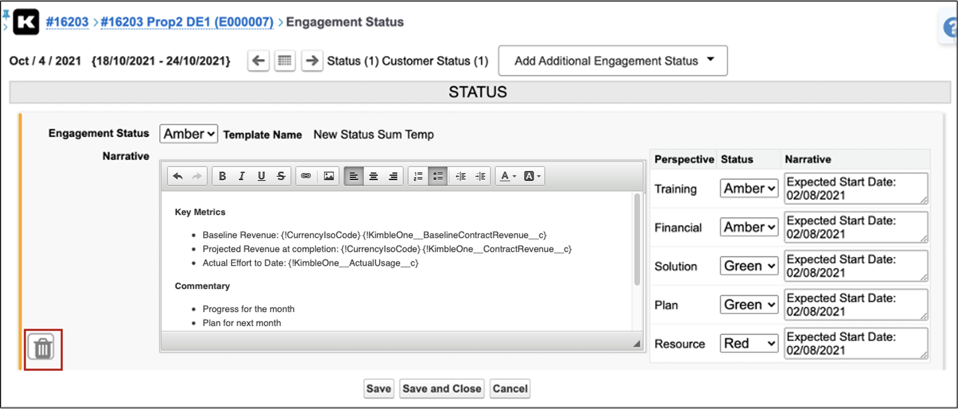 Delivery Status Management: Creating and managing Delivery Statuses