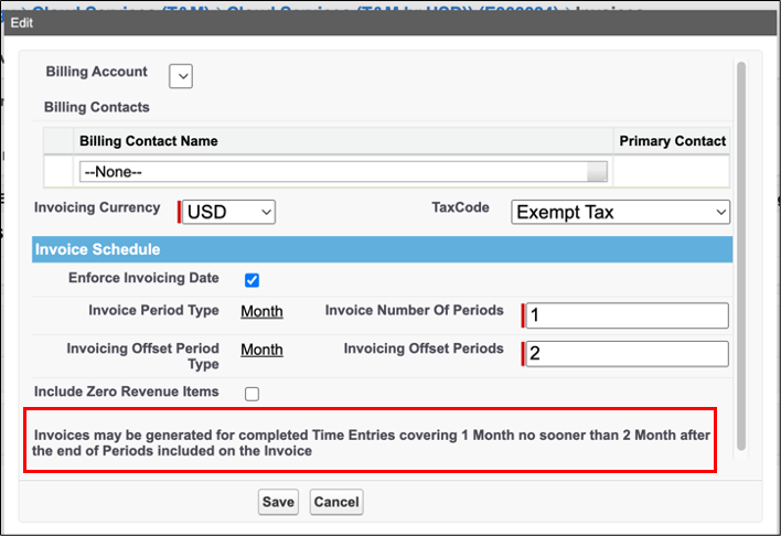 Invoicing in Kantata SX - Element Invoicing