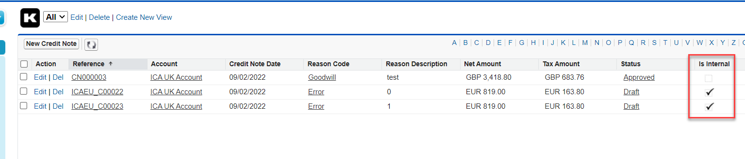Intercompany Invoicing