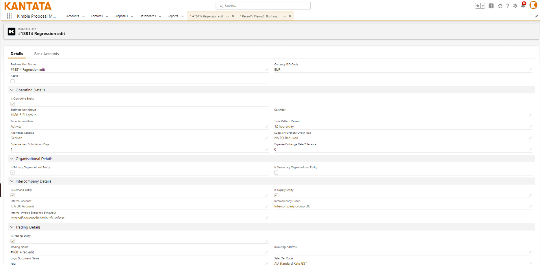 Managing Business Units